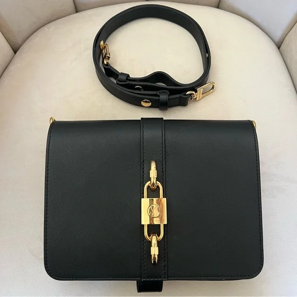 Louis Vuitton Black Calfskin Rendez-Vous Adjustable Shoulder Strap Bag AuthPurse - Picture 3 of 15